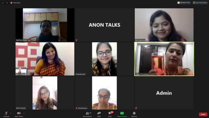 Online Sessions - ANON